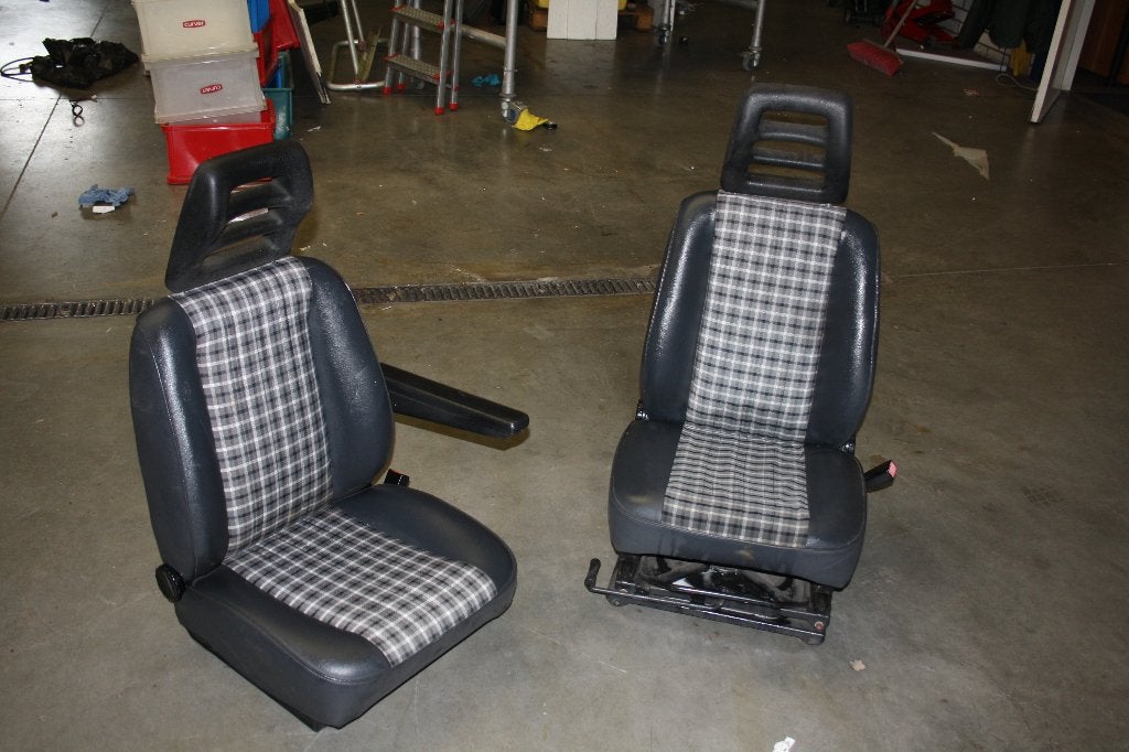 Fiat ducato stoelen set 1 x draaibaar, Ophalen, Italie, Gebruikt, Fiat