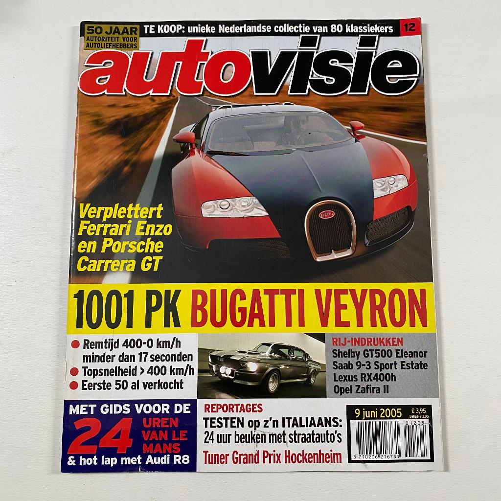 Autovisie nr. 12 - 9 juni 2005 - Bugatti Veyron, Ophalen of Verzenden, Gelezen, Algemeen