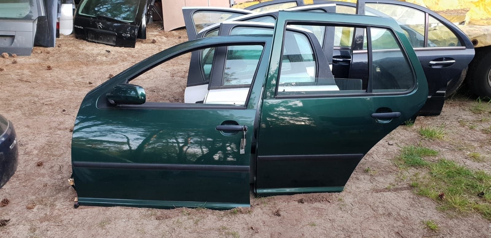 VW GOLF 4 PORTIEREN LV+LA BJ 98 TOT 2004, Auto-onderdelen, Carrosserie en Plaatwerk, Gebruikt, -, Deur, -