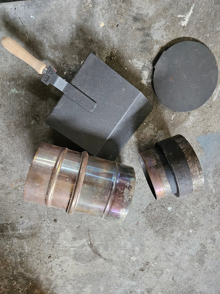 kachelonderdelen Jacobus, Ophalen of Verzenden, Zo goed als nieuw, Hout, Houtkachel