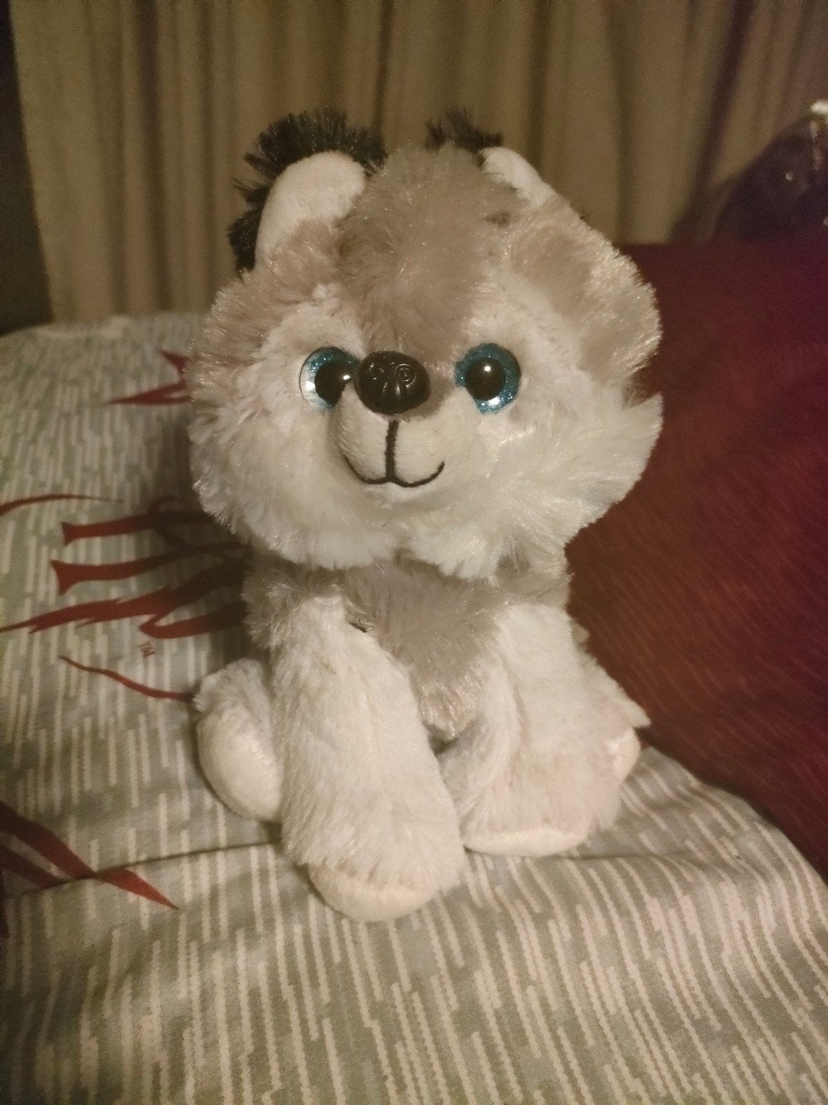 Schattige Baby Husky Knuffel - Zacht en Speels, Ophalen, Grijs, Hond, Zo goed als nieuw