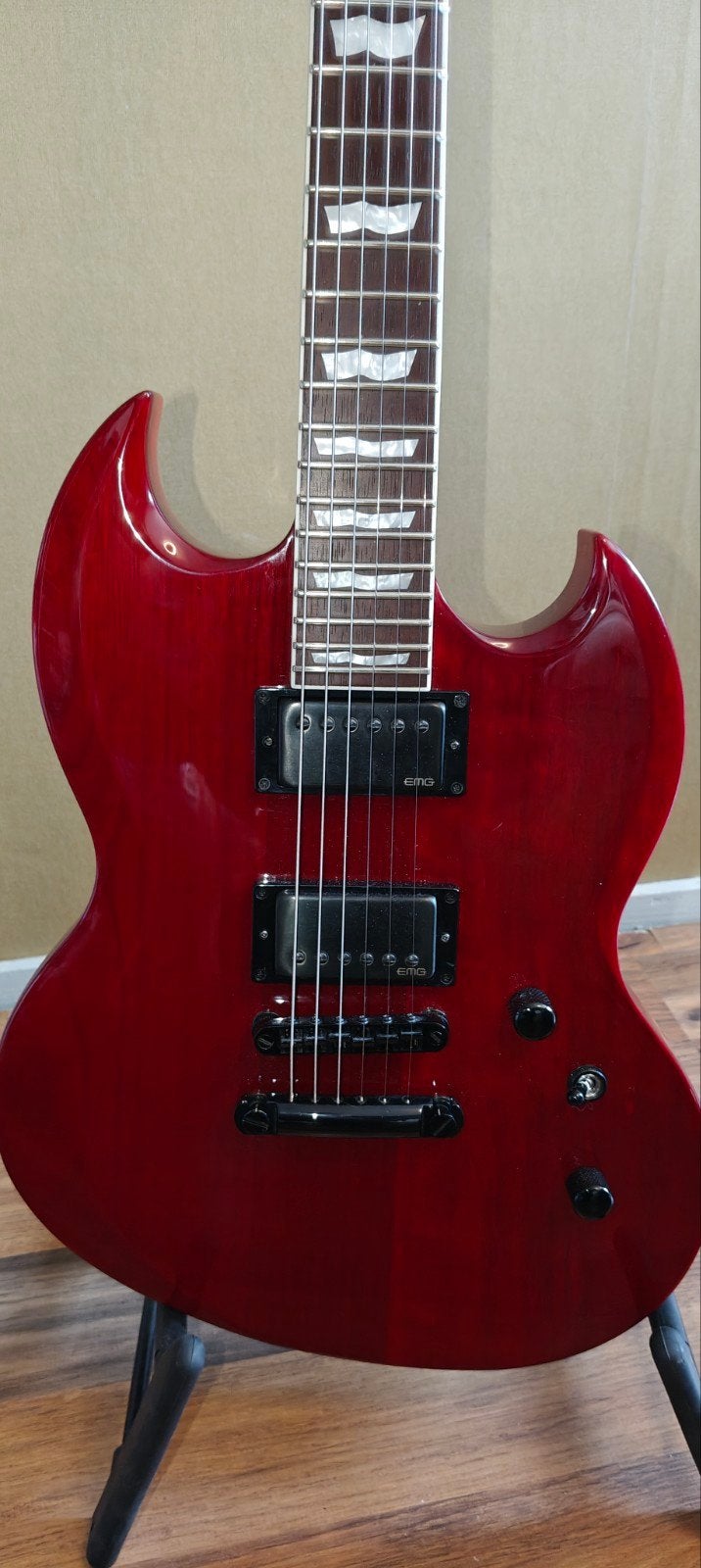 ESP LTD Viper 256, Ophalen of Verzenden, Zo goed als nieuw, Solid body, Overige merken