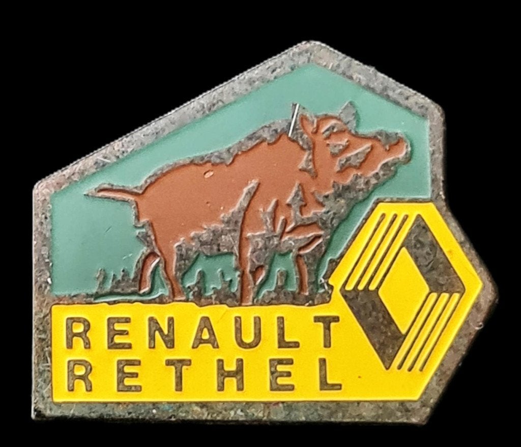 Renault- Rethel pin, Verzamelen, Verzenden, Nieuw, Transport, Speldje of Pin