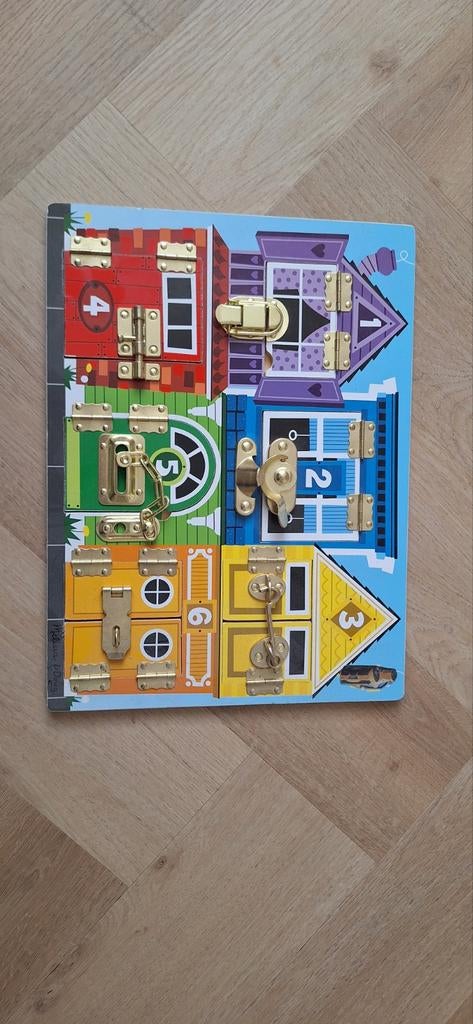 Melissa & Doug slotenbord educatief speelgoed, Ophalen