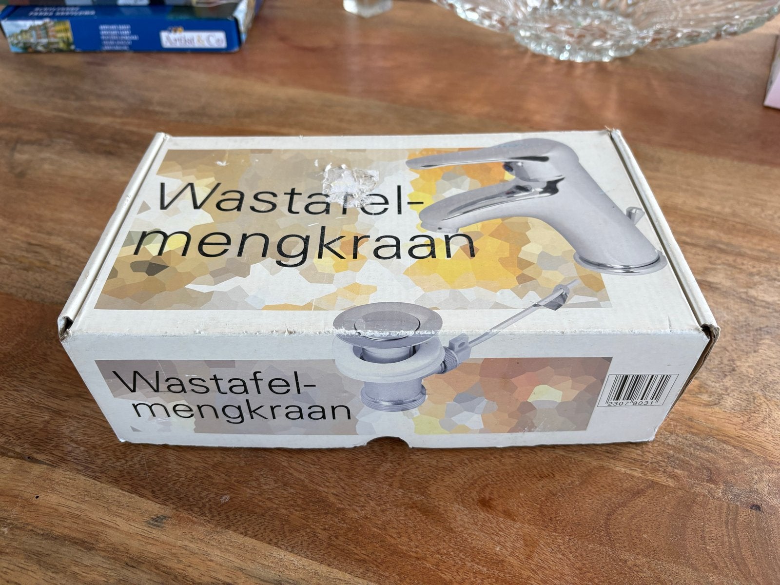 Wastafel mengkraan-Nieuw in doos, Ophalen, Nieuw, Chroom, Kraan