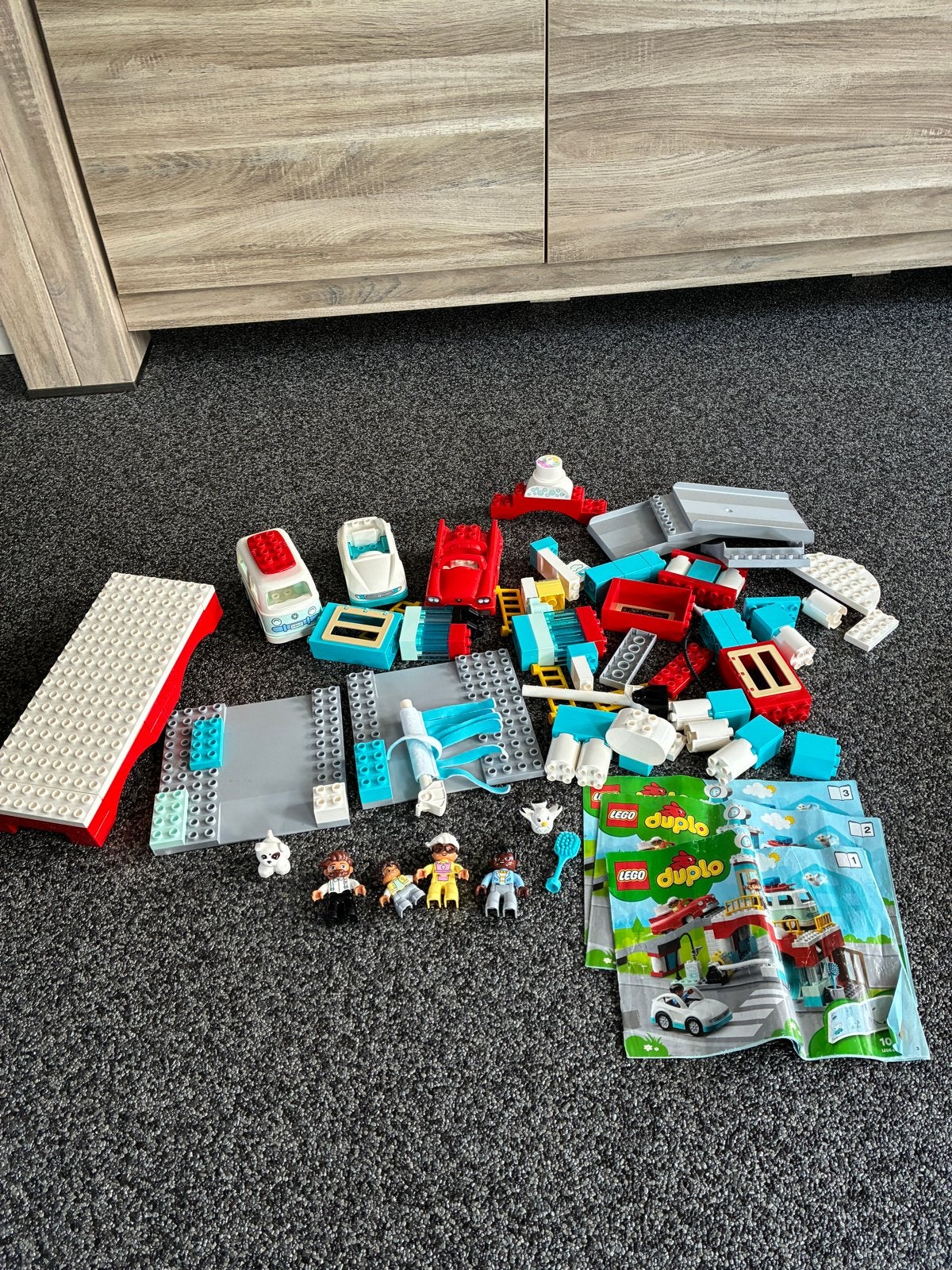 Lego Duplo Parkeergarage en Wasstraat 10948, Ophalen of Verzenden, Compleet, Duplo, Complete set