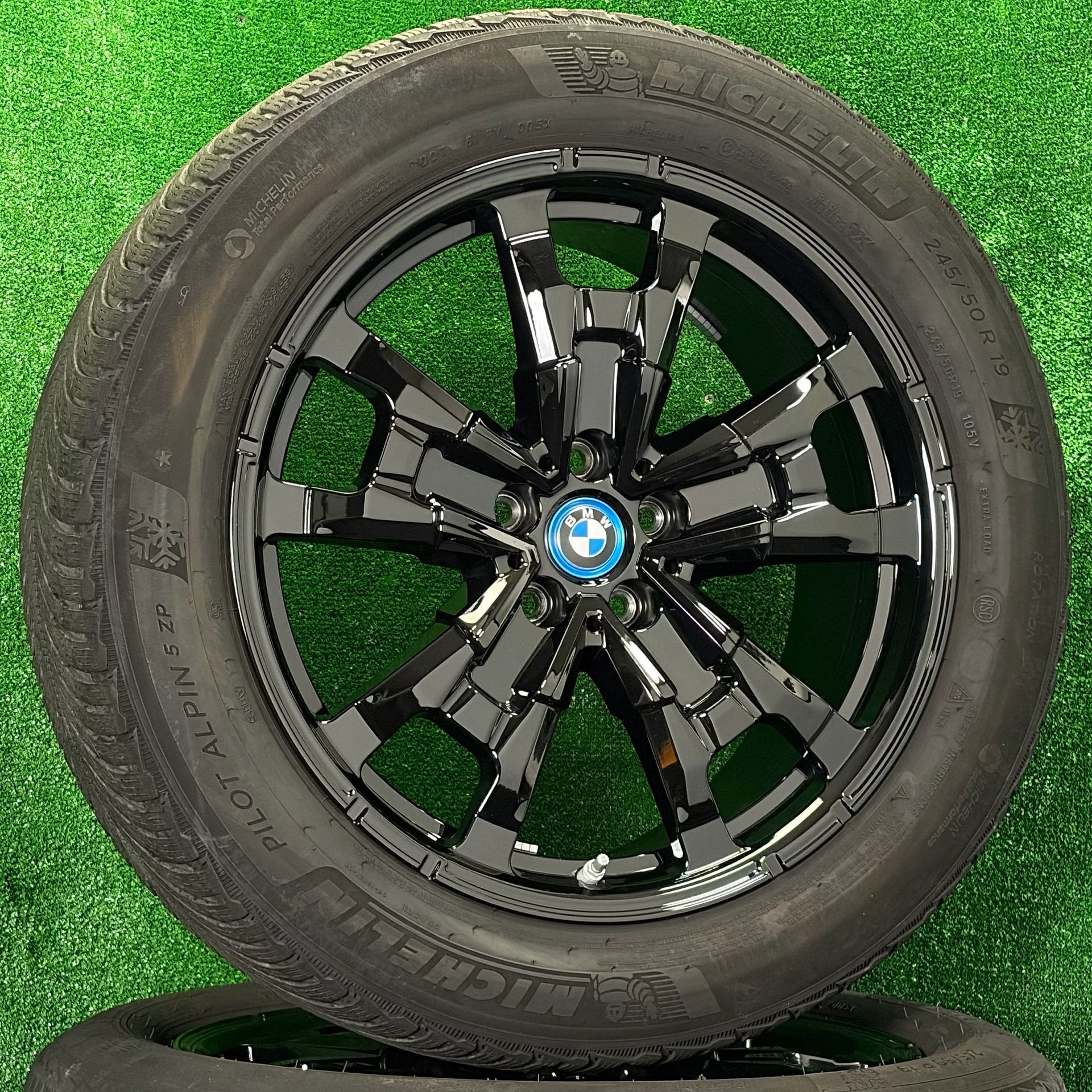 Originele 19 inch BMW velgen met winterbanden X3 IX3 G01 G08, 19 inch, -, -, Banden en Velgen