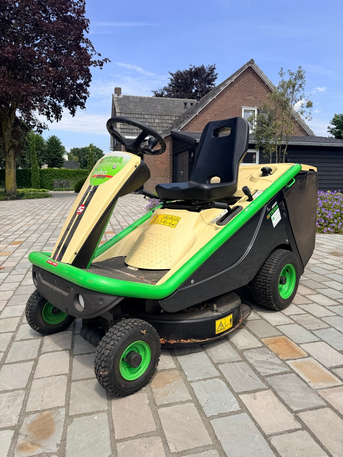 Etesia Bahia zitmaaier - Compact en krachtig, Ophalen, Gebruikt, Opvangbak, Minder dan 90 cm