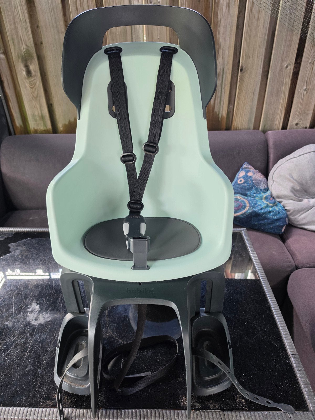 Bobike GO Maxi Achterzitje - Marshmallow Mint, Ophalen, Achterzitje, Voetsteuntjes, 9 t/m 18 kg