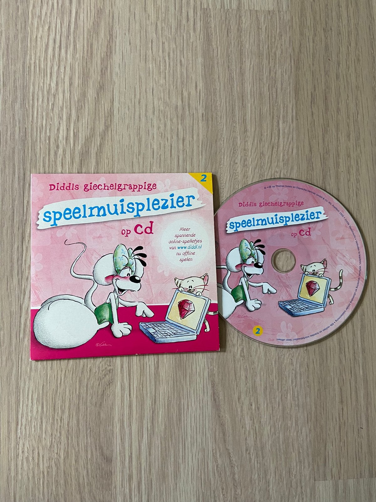 Diddl “Giechelgrappige Speelmuisplezier”, Verzamelen, Verzenden, Diddl, Zo goed als nieuw, Overige typen