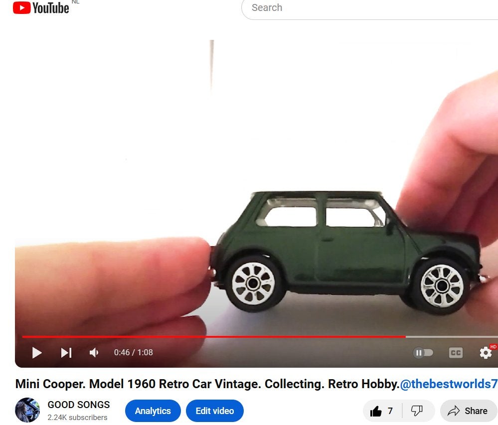 Mini Cooper Bburago Gamma Verzameling Modelauto burago 1:43, Ophalen of Verzenden, Auto, Overige merken