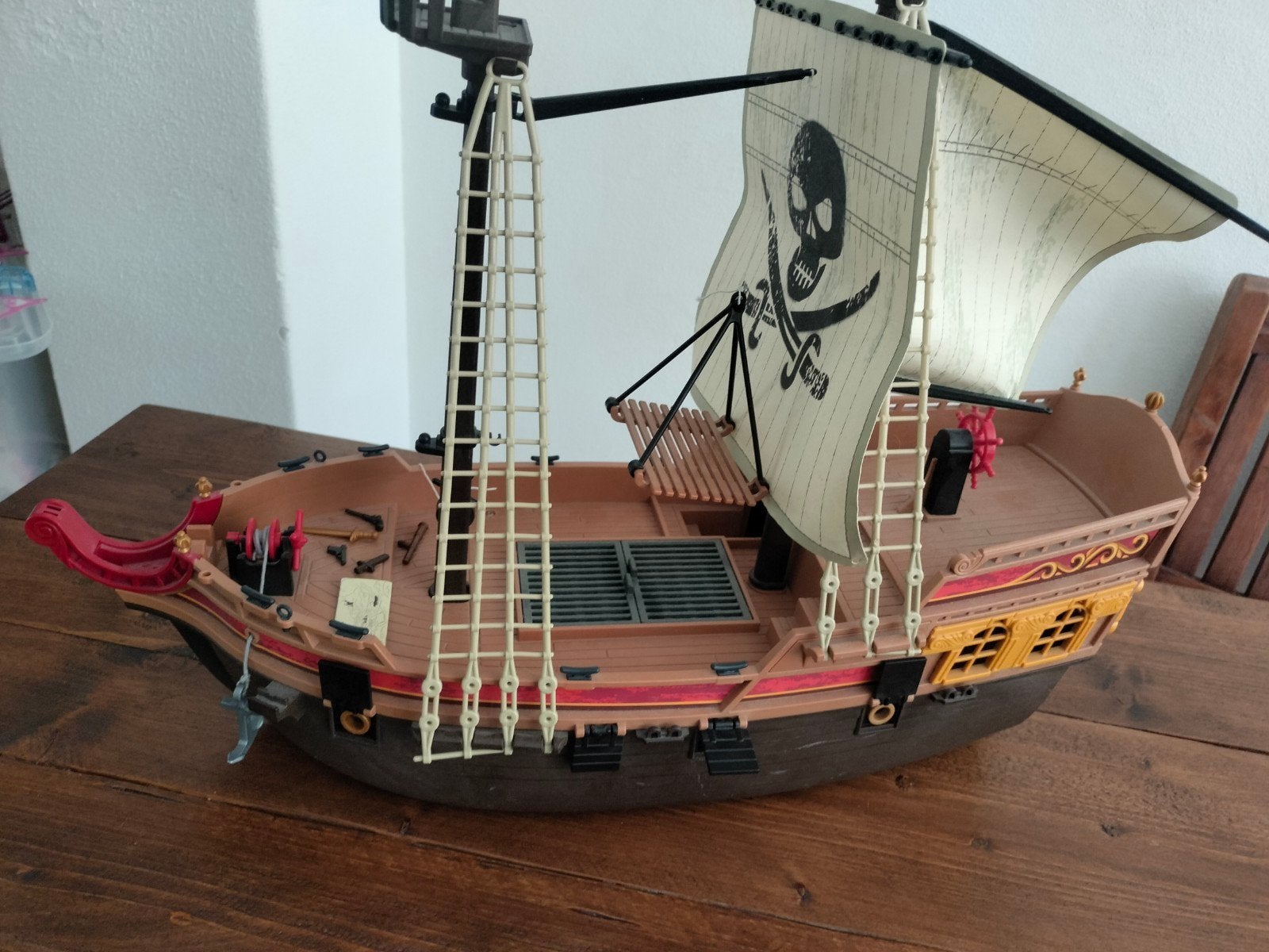 Playmobil piraten boot, Ophalen of Verzenden, Zo goed als nieuw