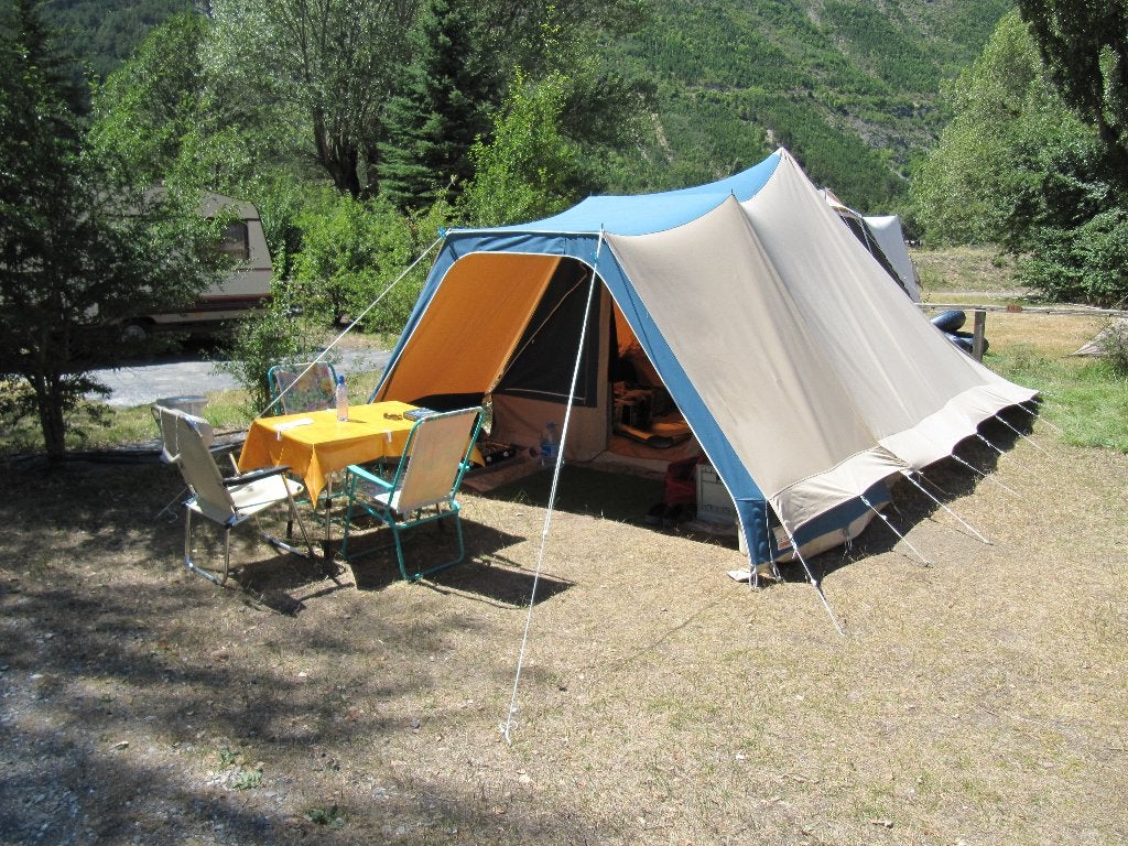 Dakota super 4 pers. Piramide tent van kwaliteitsmerk de Wit, Caravans en Kamperen, Tenten, Ophalen, Gebruikt, Tot en met 4