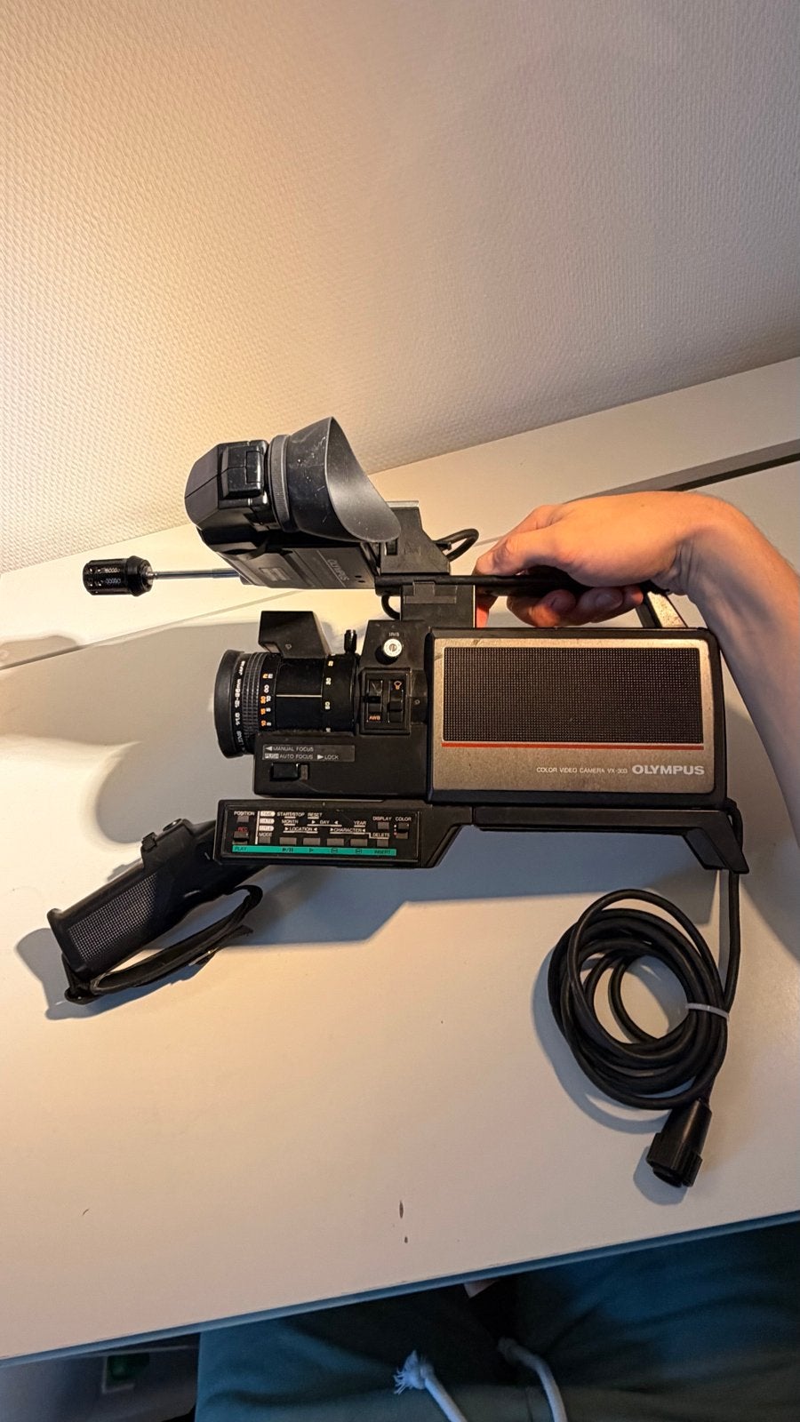 Olympus VX-303-E Videocamera met 8x zoomlens (1983), Ophalen of Verzenden, Overige soorten, Camera