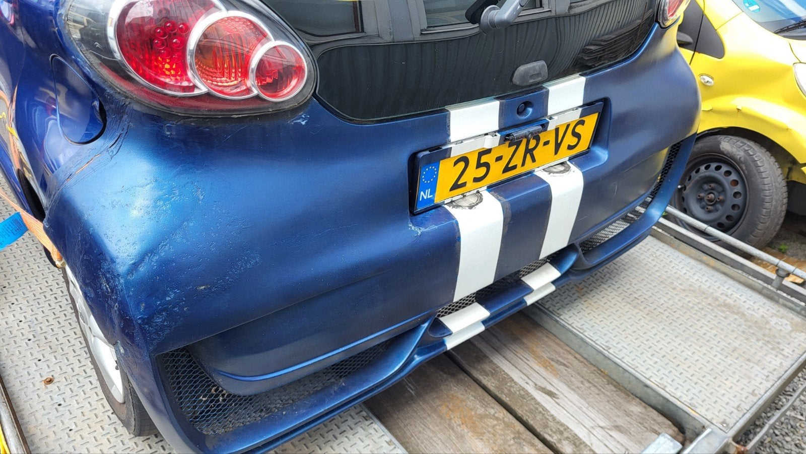 Sportieve/tuning achterbumper Toyota aygo 2005/2012, Ophalen, Gebruikt, Toyota, Achter