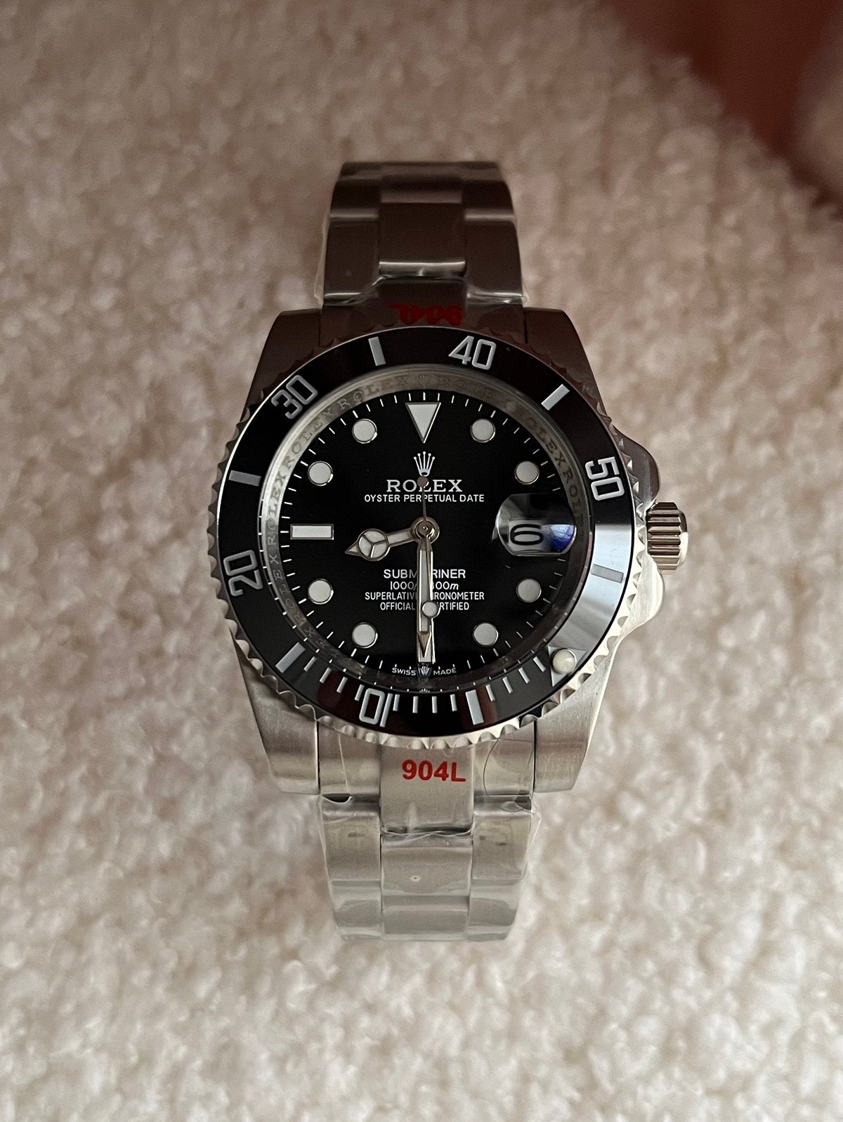 Rolex Submariner Date 41mm, Sieraden, Tassen en Uiterlijk, Horloges | Heren, Staal, Polshorloge, Ophalen of Verzenden, Zo goed als nieuw