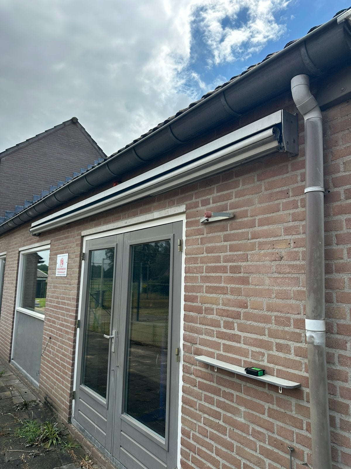 Luifel zonnescherm, 150 tot 300 cm, Ophalen, Gebruikt, Knikarmscherm