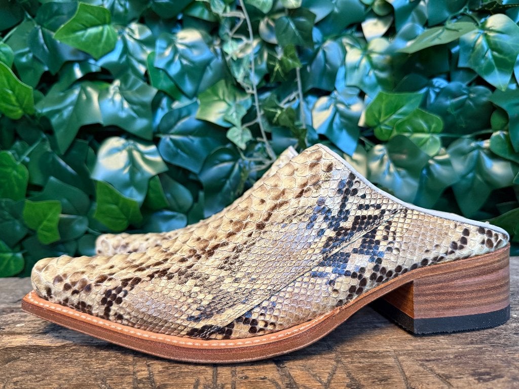 gave vintage retro muilen python leer van Sendra maat 43, Kleding | Heren, Sendra, Bruin, Overige typen, Nieuw