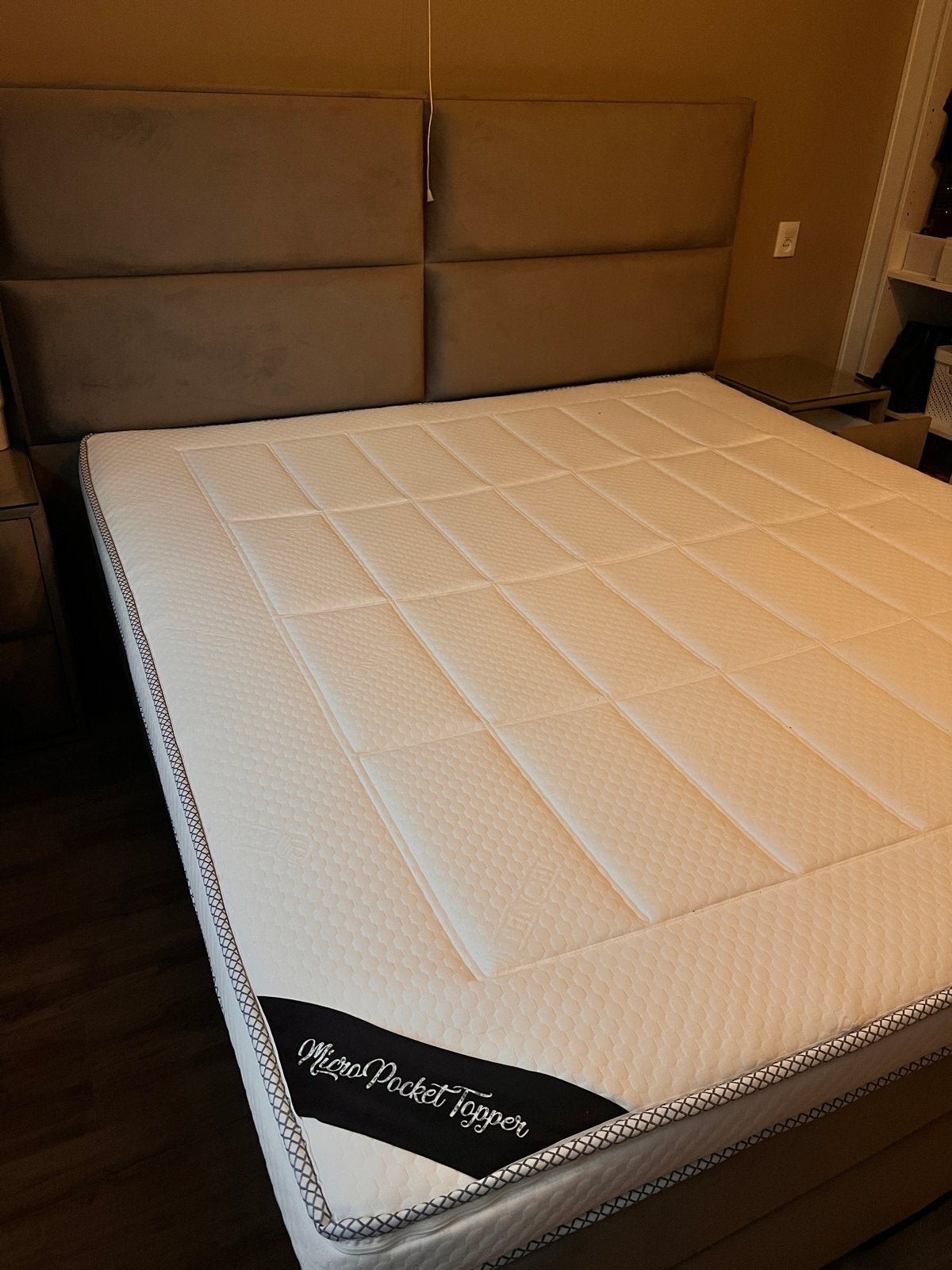 Micro pocket topper 180x200 - Zo goed als nieuw, Ophalen, Tweepersoons, Zo goed als nieuw, Matras