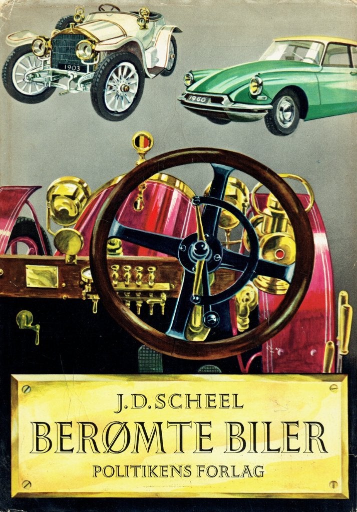 Berømte Biler - J.D. Scheel (Beroemde auto's - Deens - 1965), Boeken, Auto's | Boeken, Verzenden, Gelezen, Algemeen