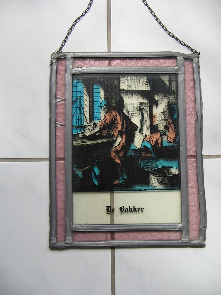 hanger glas in lood, Ophalen