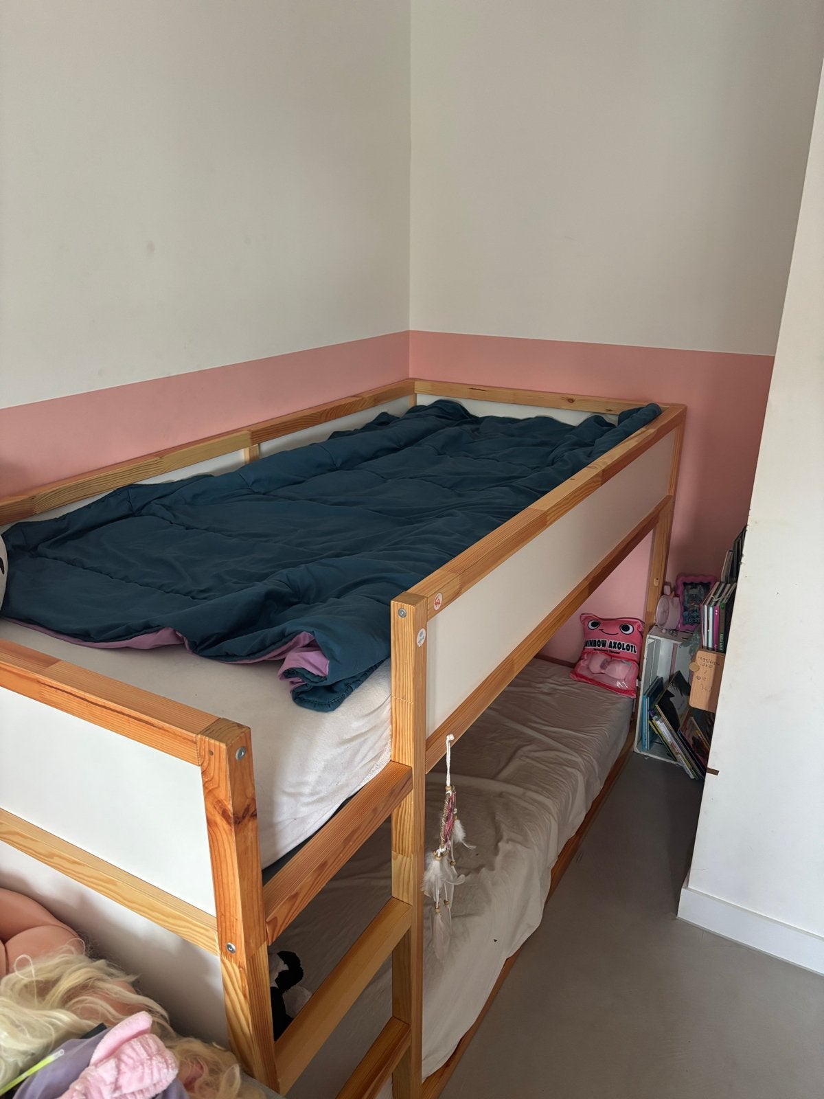 IKEA KURA omkeerbaar bed (halfhoogslaper/laagslaper), Ophalen, Gebruikt, 90 cm, Eenpersoons