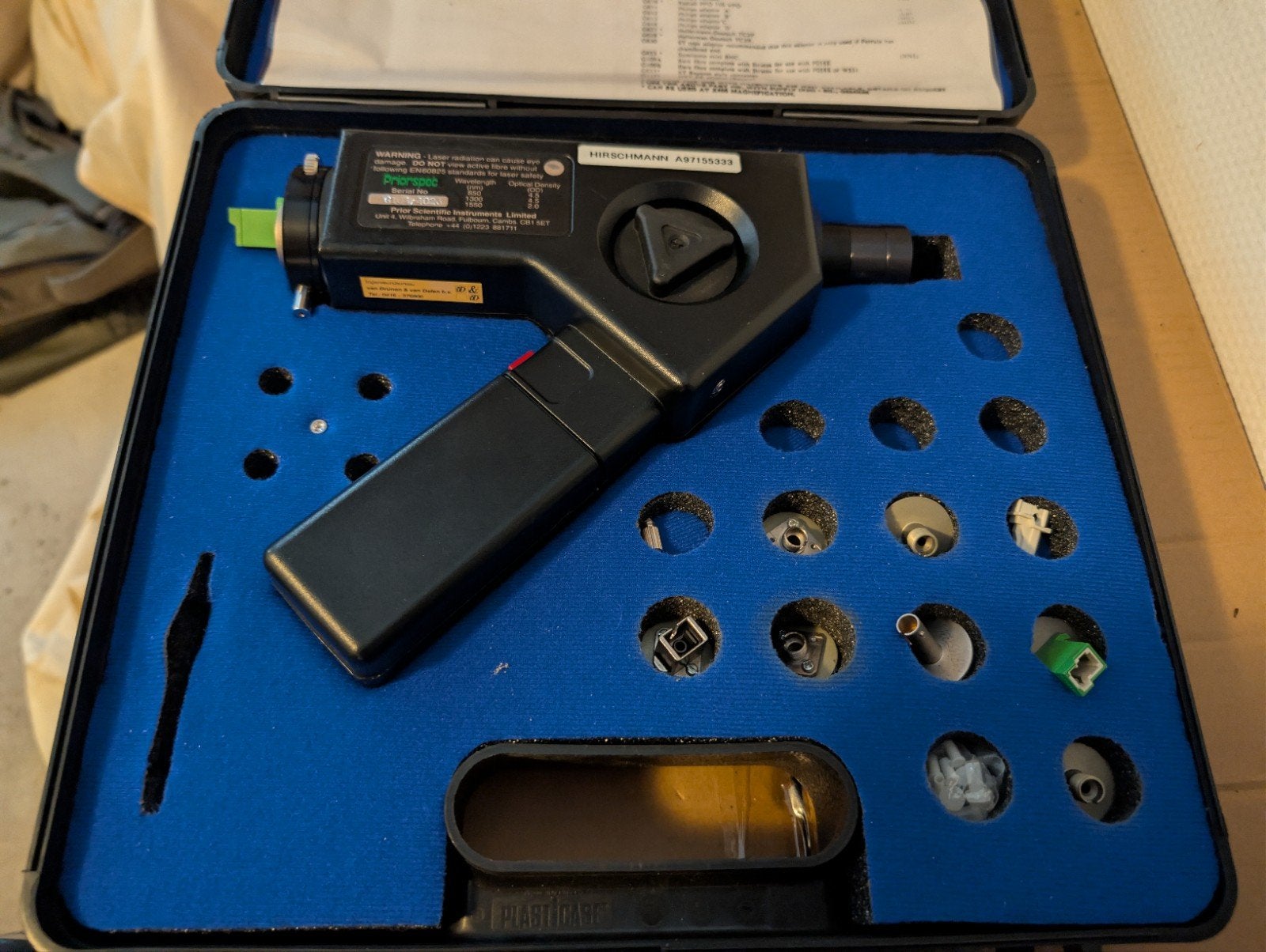 Priorspec Laser goed onderhouden met alle onderdelen, Overige merken, Overige typen, Ophalen of Verzenden, Gebruikt