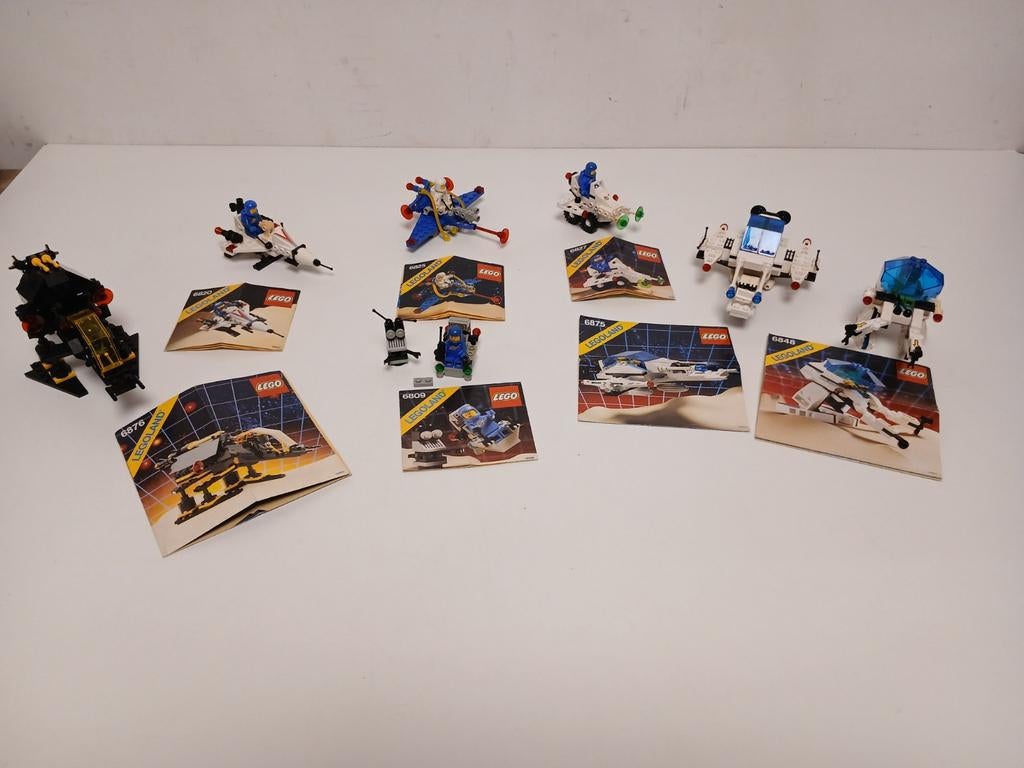 Lot classic space  6848, 6875, 6827, 6825, 6809, 6820, 6876, Ophalen of Verzenden, Gebruikt