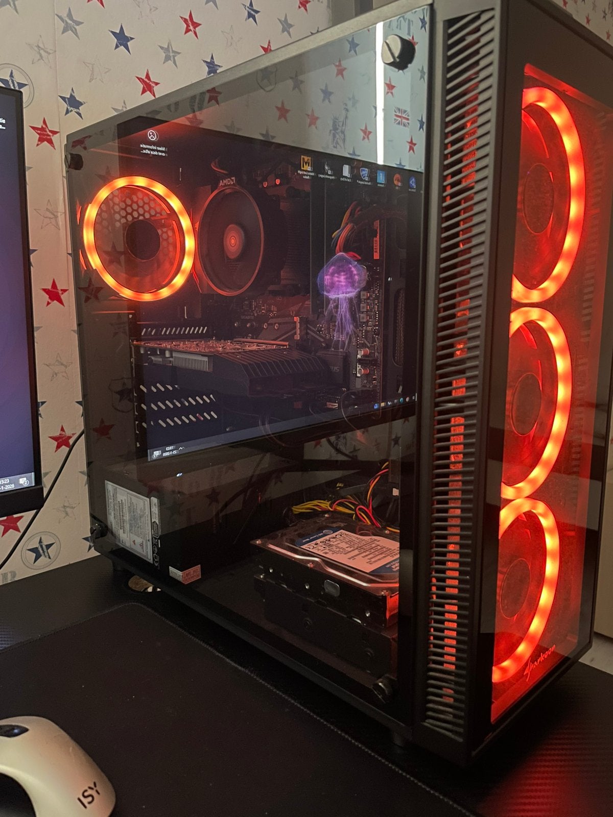 Gaming PC – Ryzen 5 2600X | GTX 1050 Ti | 16GB RAM, Ophalen of Verzenden, Zo goed als nieuw, Gaming, SSD
