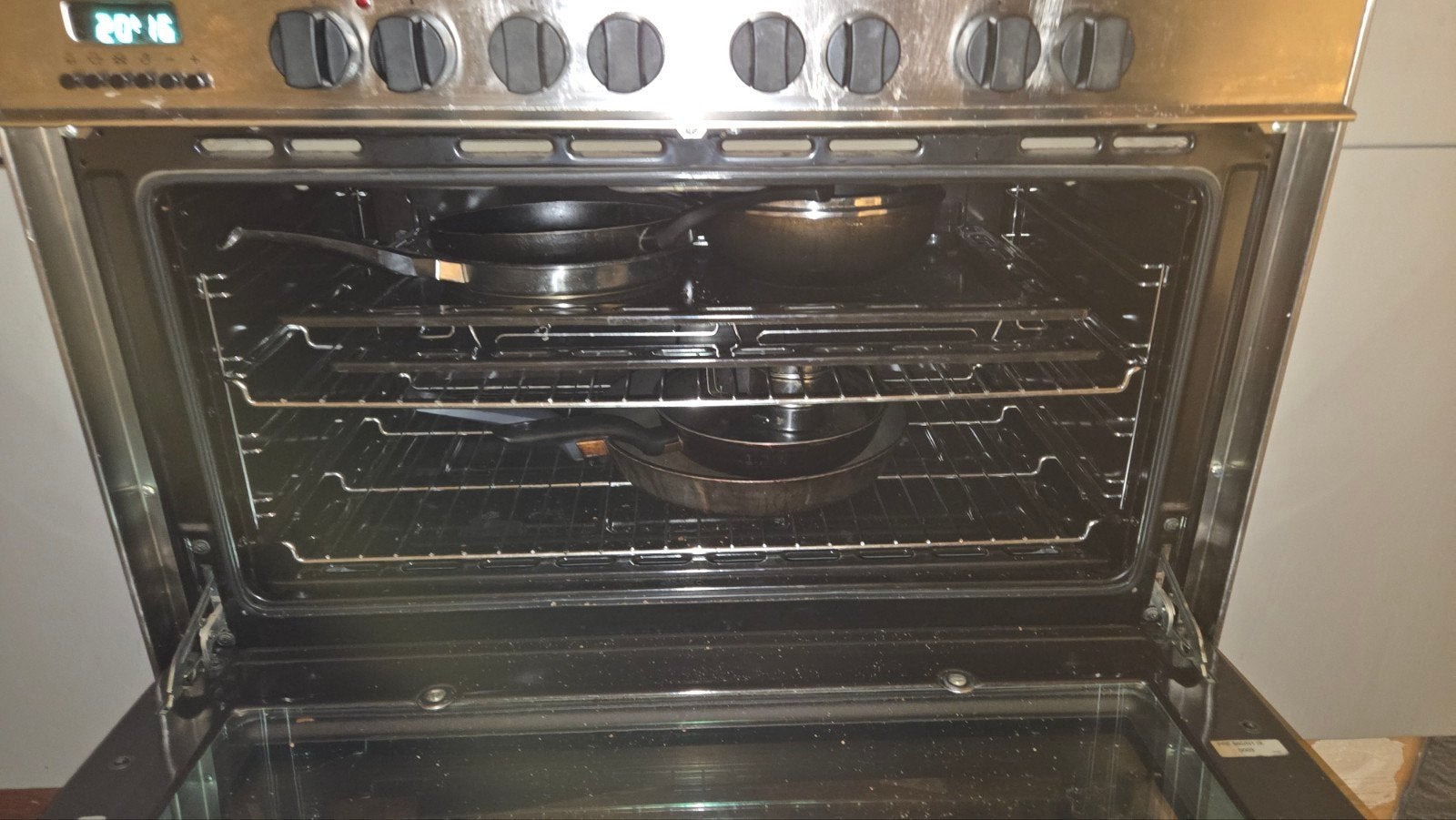 Oven met afzuigkap - Gebruikt, Witgoed en Apparatuur, Ovens, Oven, 60 cm of meer, Ophalen of Verzenden, Vrijstaand
