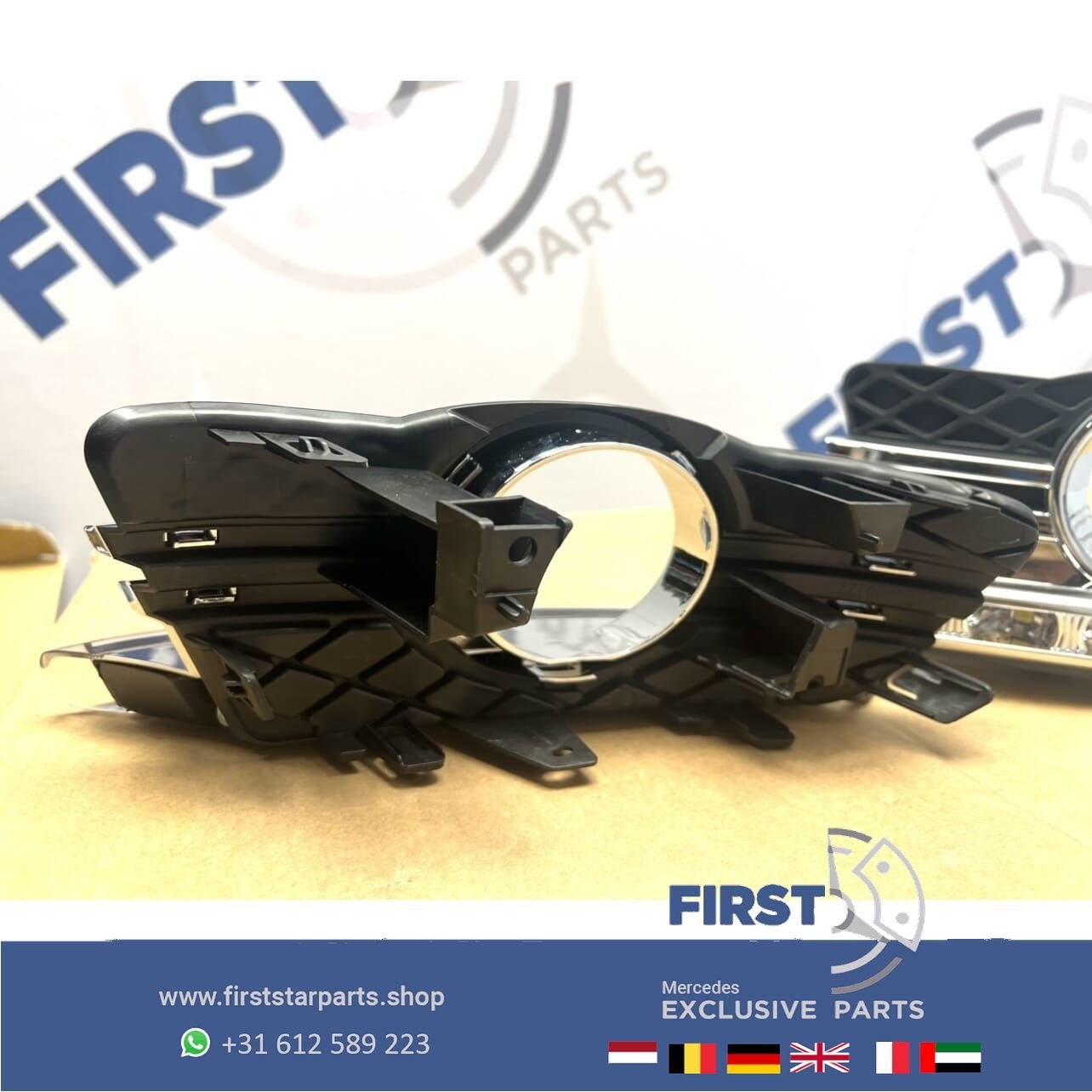 W204 MISTLAMPEN SET Pre-Facelift LED dagrijverlichting LR SE, Gebruikt, -, Ophalen of Verzenden, -