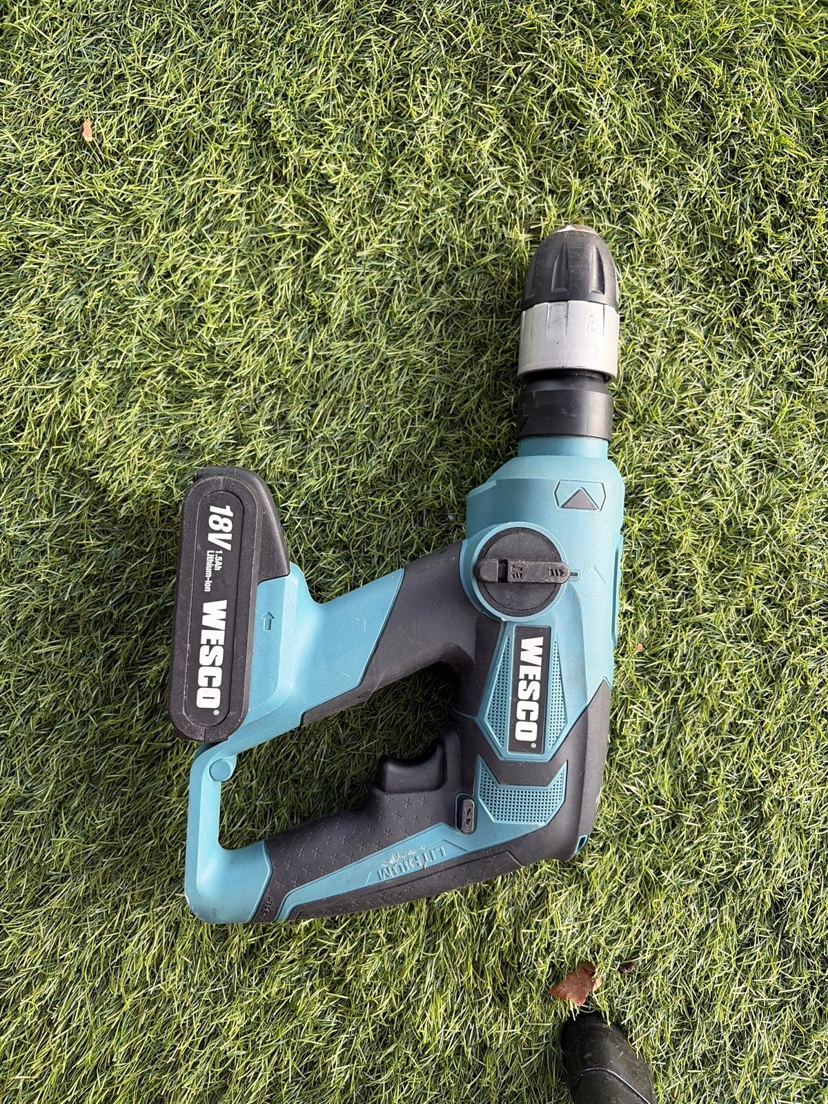 Wesco 18V Accu Boorhamer met Oplader, Doe-het-zelf en Verbouw, Gereedschap | Boormachines, Ophalen, Gebruikt, Boor- en/of Breekhamer