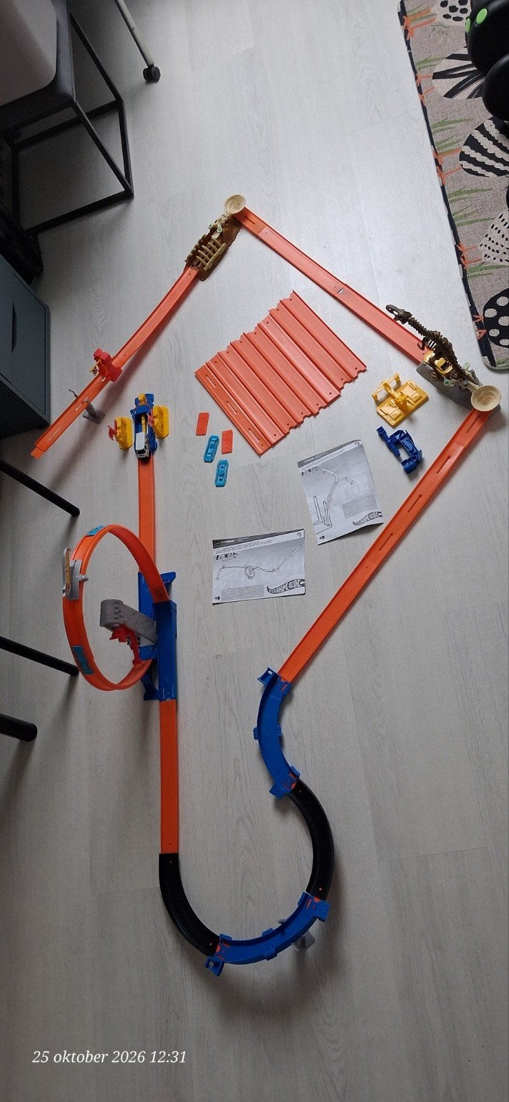 Hotwheels racebaan, Ophalen, Hot Wheels, Handmatig, Met looping