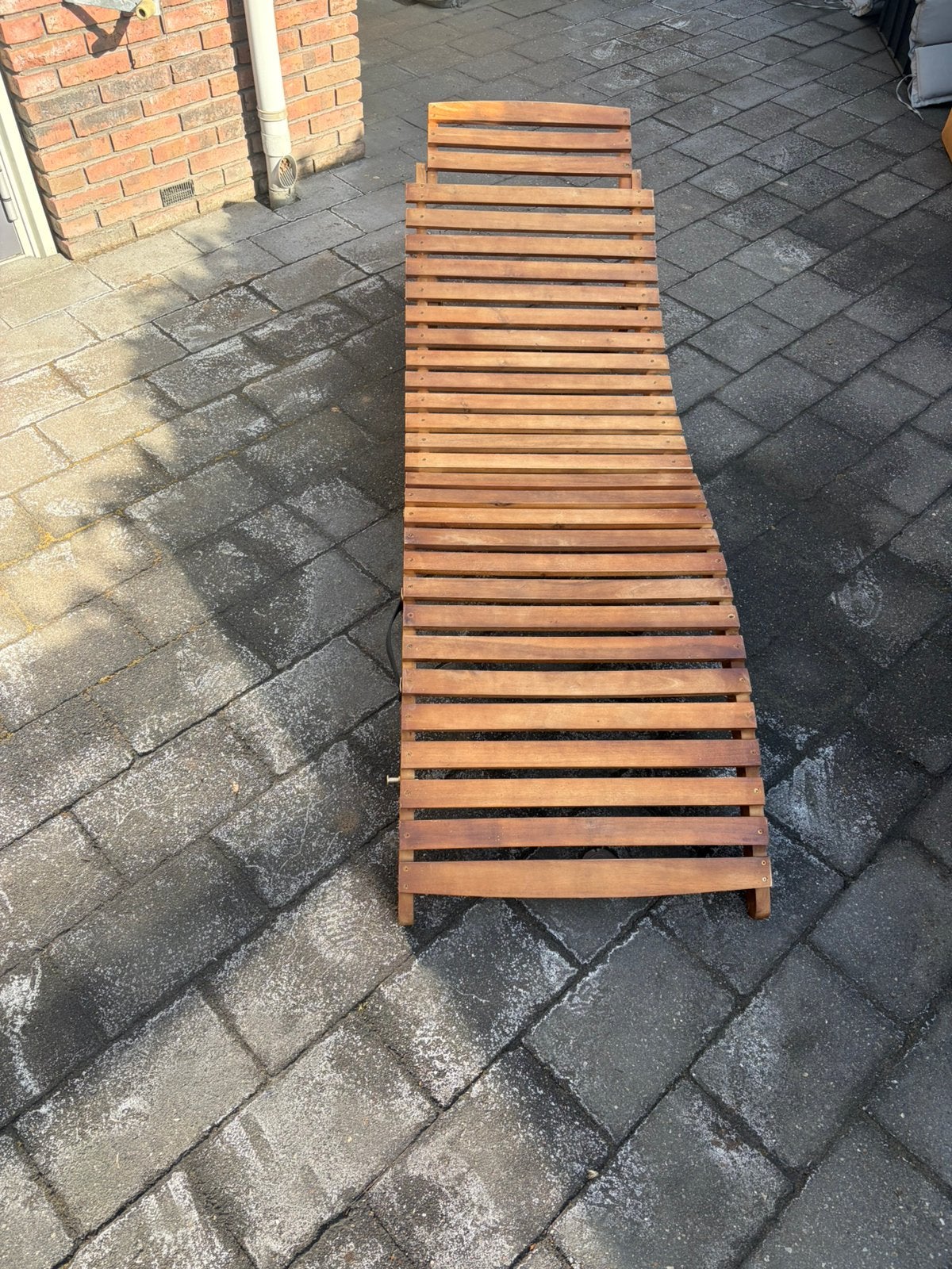 Wicker ligbed, Tuin en Terras, Ophalen, Zo goed als nieuw, Wicker