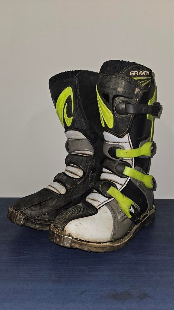 Gravity Motorcross Laarzen - Maat 38, Motoren, Kleding | Motorkleding, Laarzen, Heren, Tweedehands, Ophalen of Verzenden