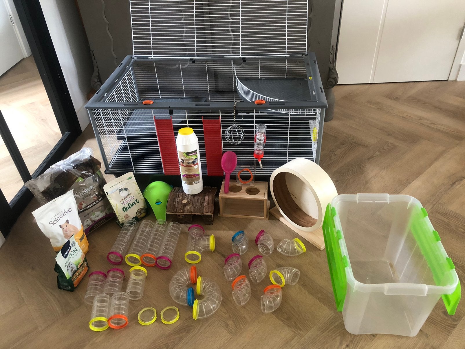 Groot hamster kooi!!, Kooi, Minder dan 75 cm, Zo goed als nieuw, Hamster