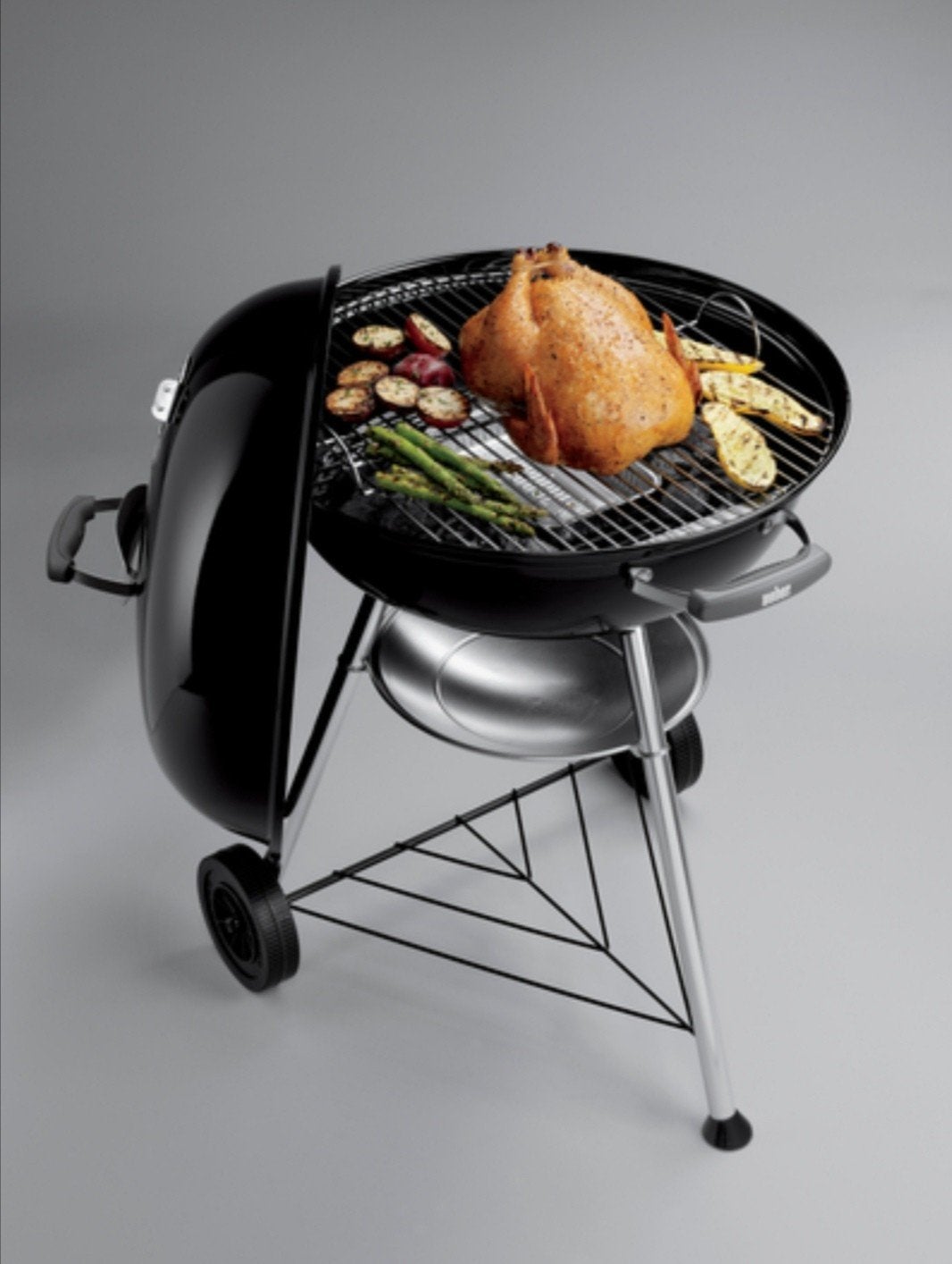 Weber BBQ met accessoires en inklapbaar rek, Ophalen of Verzenden, Gebruikt, Weber