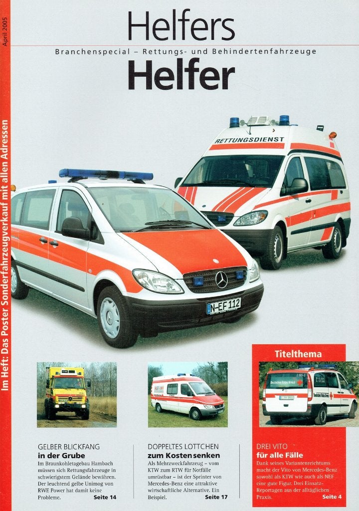Magazine Mercedes-Benz Helfers Helfer (2005), Ophalen of Verzenden, Zo goed als nieuw, Mercedes