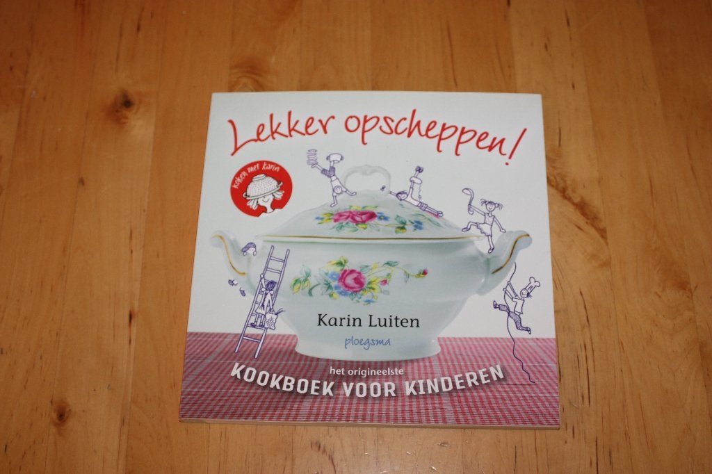 Lekker opscheppen, Karin Luiten, kookboek voor kinderen, Gelezen, Karin Luiten, Hoofdgerechten, Ophalen of Verzenden
