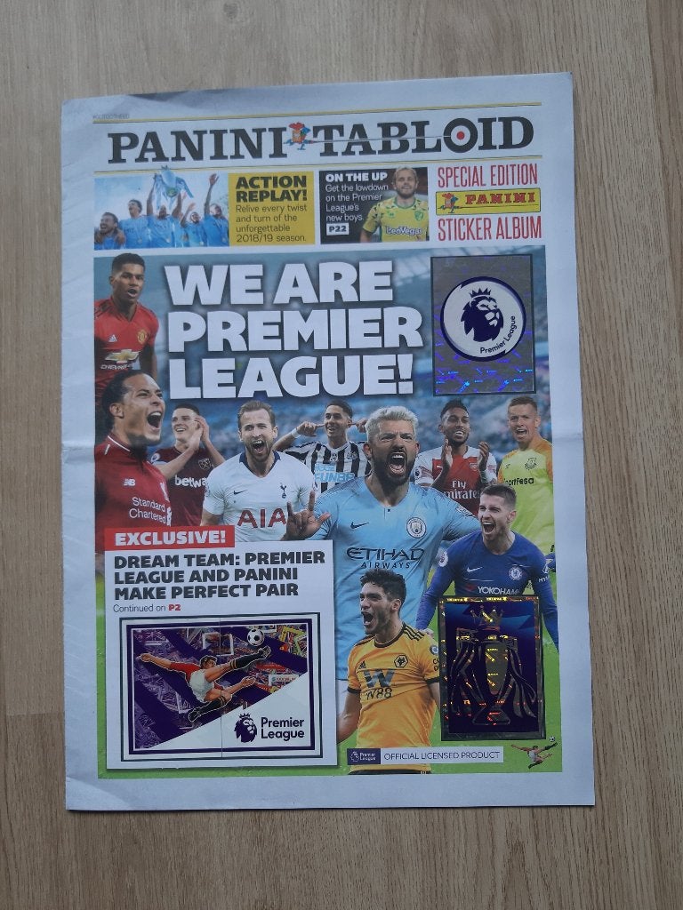 2019 Panini Premier League Football sticker album compleet, Verzenden, Zo goed als nieuw, Sport