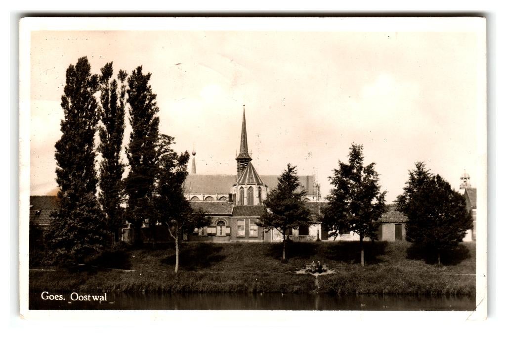 Goes, Oostwal, Verzenden, 1940 tot 1960, Gelopen, Zeeland