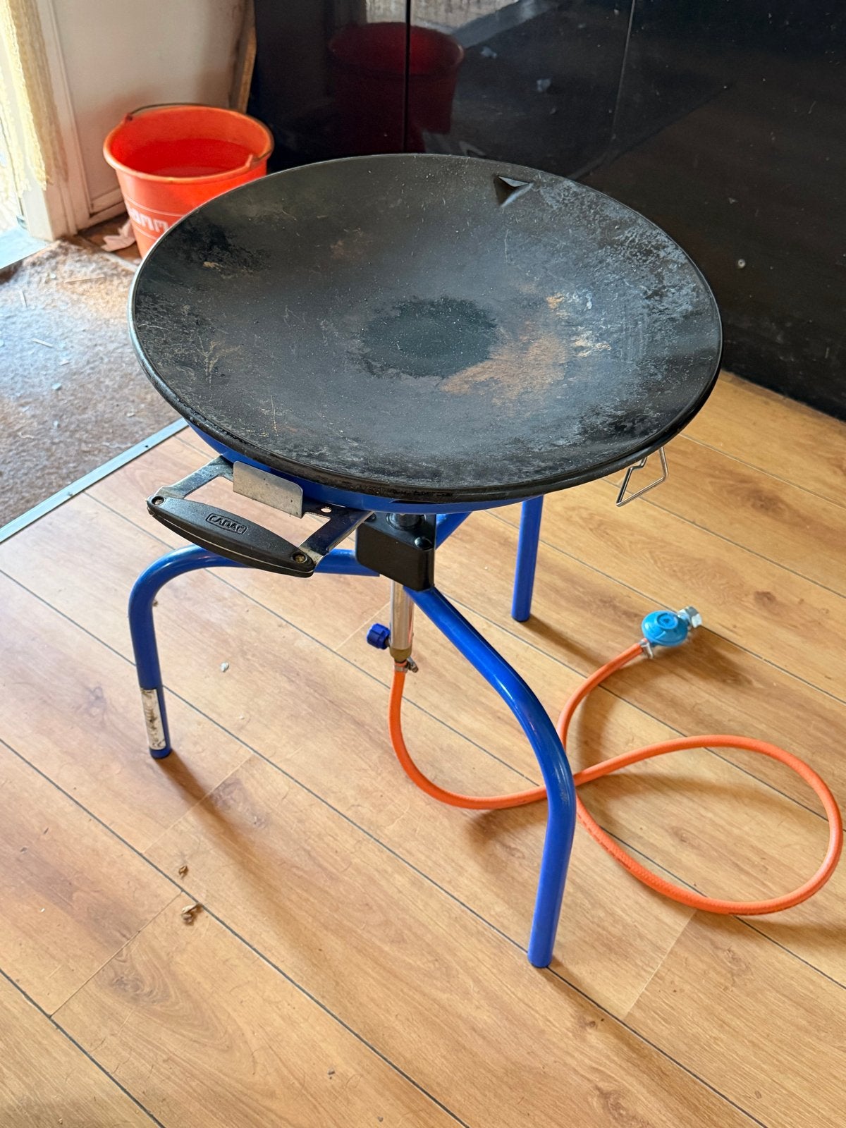 Cadac Skottelbraai met gasaansluiting, Ophalen of Verzenden, Gebruikt