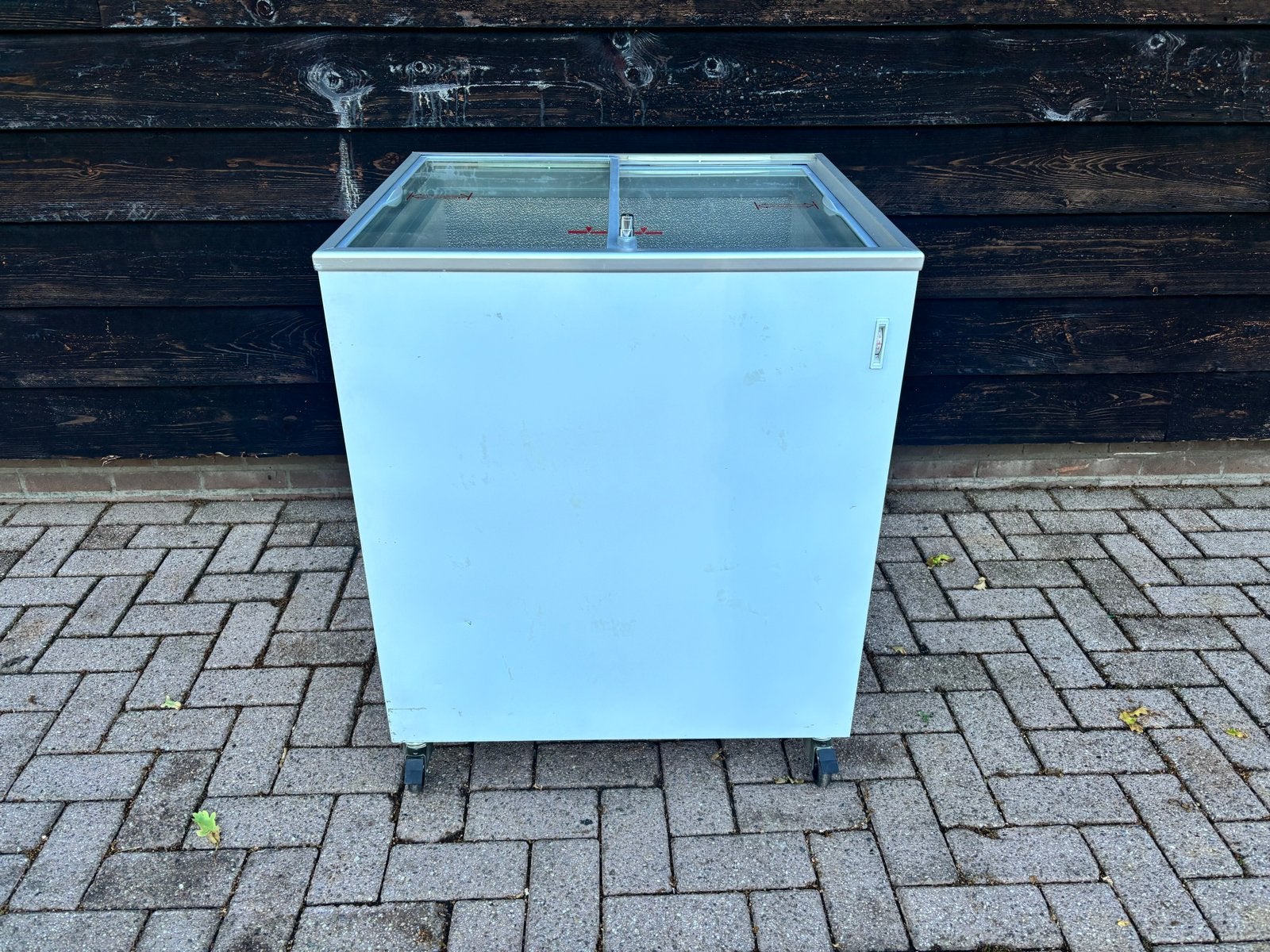 Koelkist met glazen schuifdeksel - Meerdere op voorraad, Witgoed en Apparatuur, Ophalen, 150 tot 200 liter, Minder dan 85 cm, 60 cm of meer