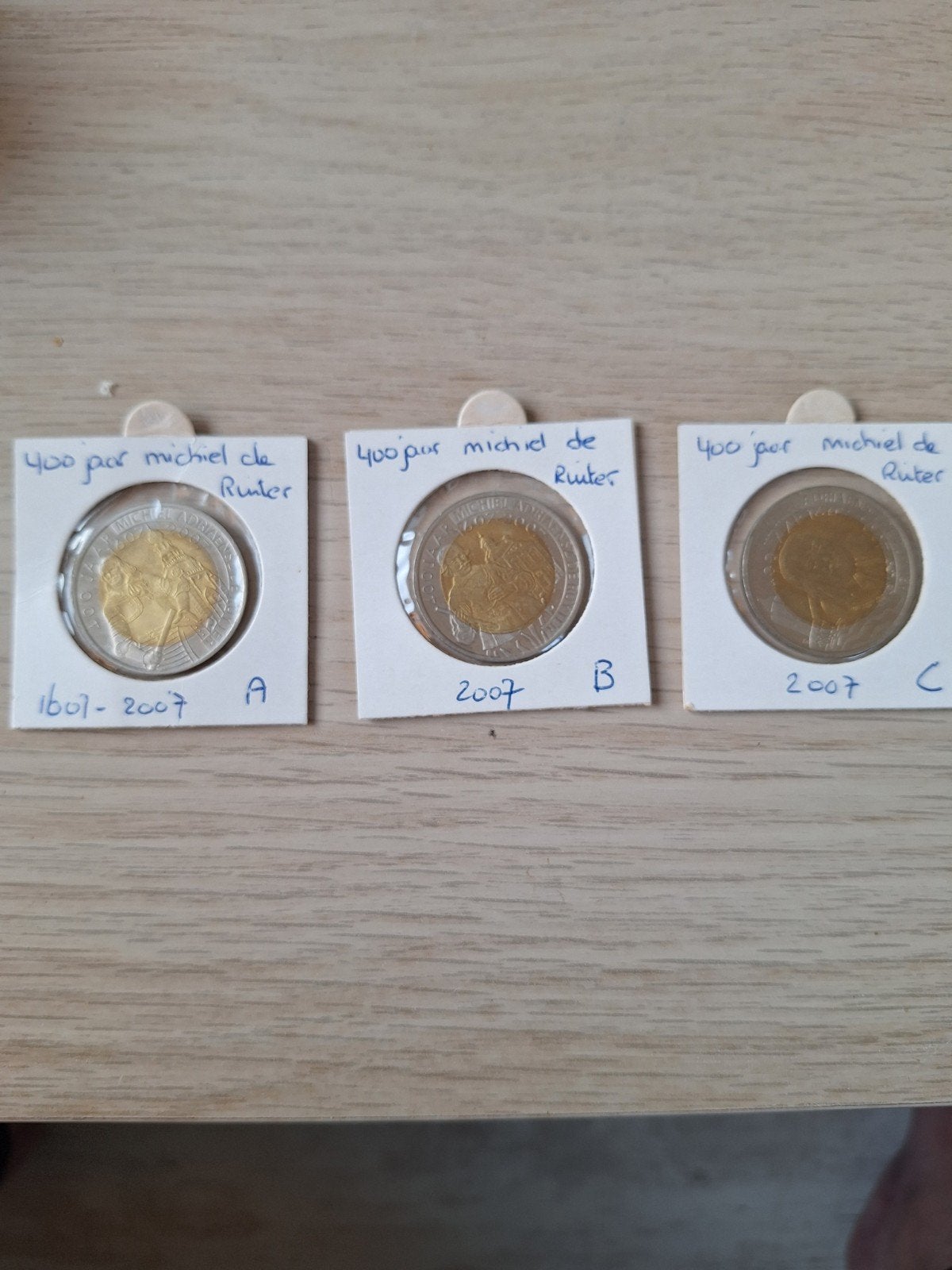 400 jaar Michiel de Ruyter, Ophalen of Verzenden, Nederland, Munten