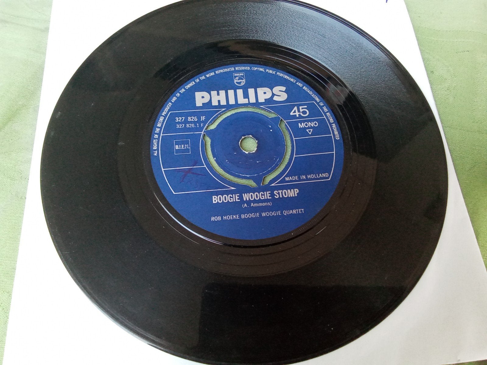 Rob Hoeke.              boogie Woogie stomp, Verzenden, Gebruikt, 7 inch