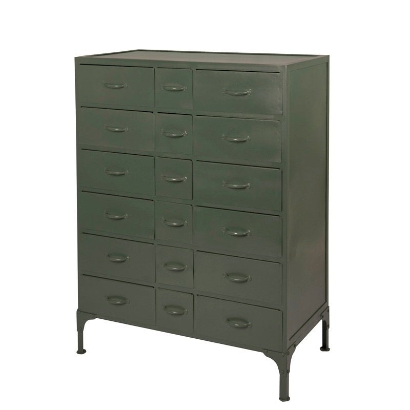 Industriële Metalen Ladekast Vintage Look Kast van IJzer