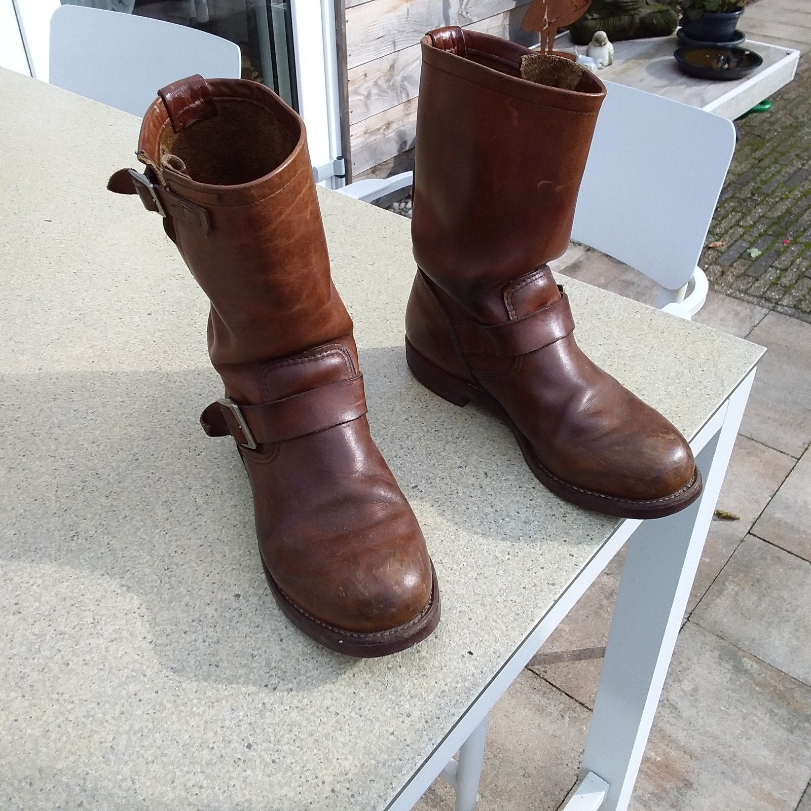 Red Wing en Mustang laarzen - Maat 41, Kleding | Dames, Bruin, Lage of Enkellaarzen, Ophalen of Verzenden, Red Wing, Mustang