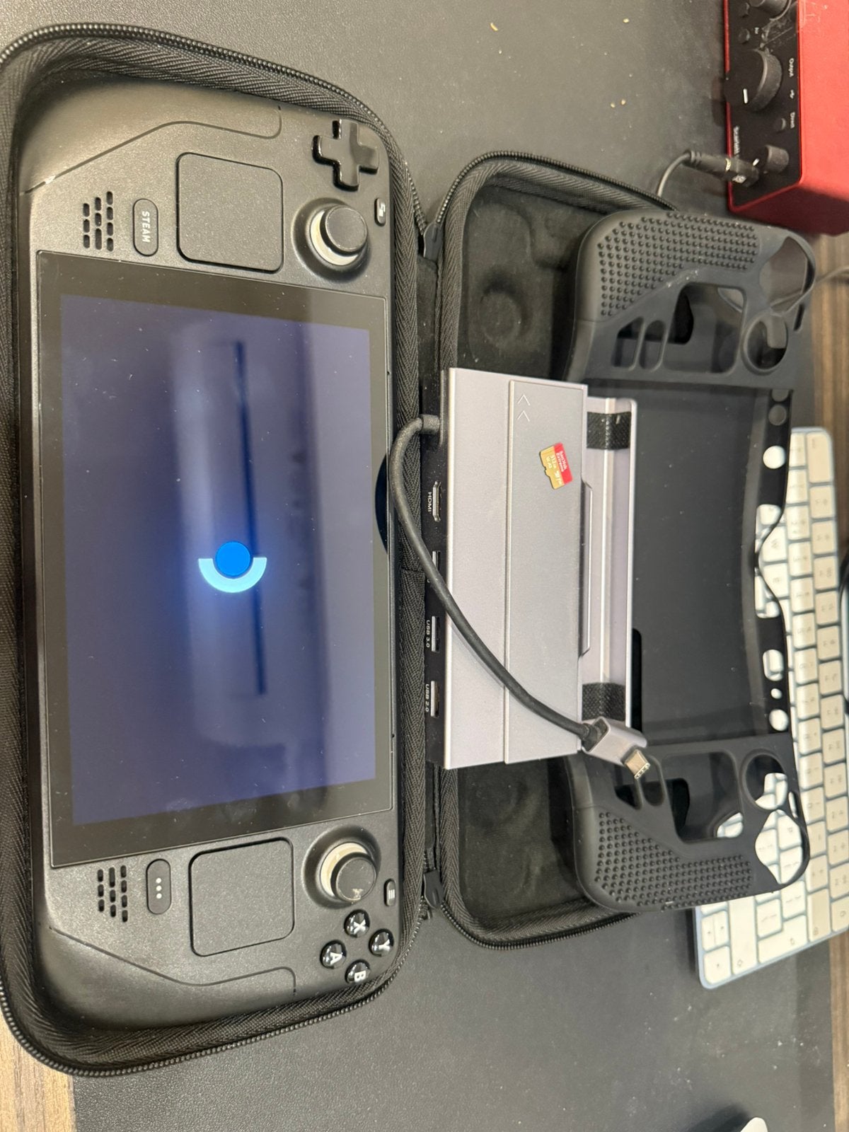 Steam Deck LCD + Dock + 512GB SD-kaart, Ophalen, Valve, Zo goed als nieuw