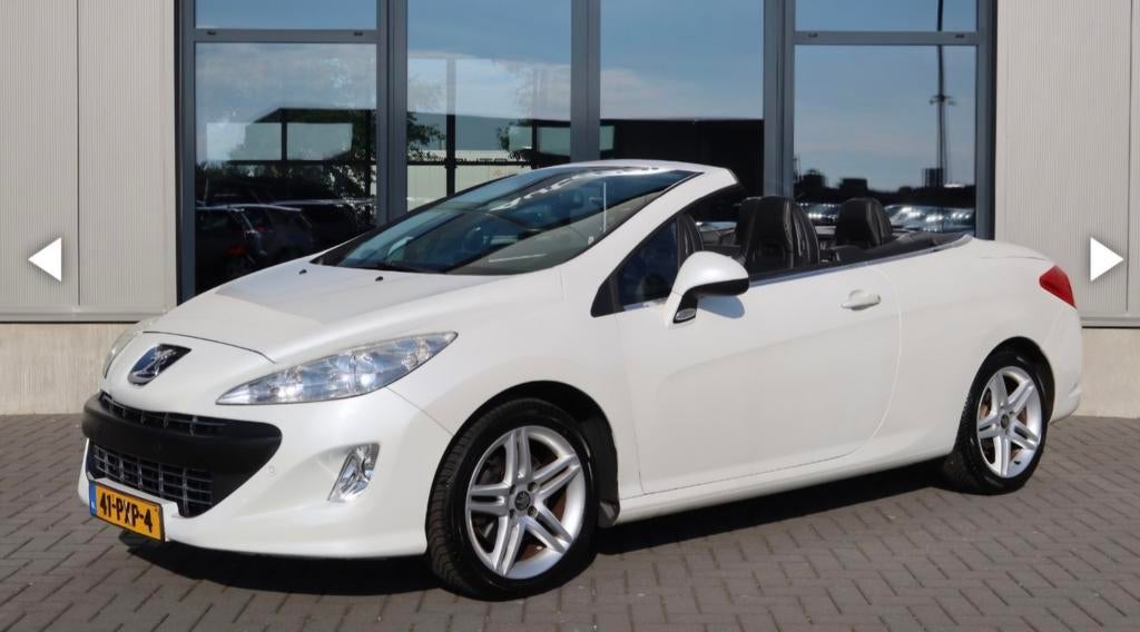 Peugeot 308 1.6 THP CC 2011 Wit, Auto's, Peugeot, Voorwielaandrijving, 1490 kg, Cabriolet, 4 stoelen