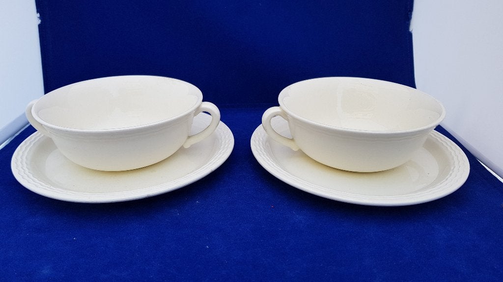 Villeroy en Boch gebroken wit soepkommen en schotels. 6B4, Huis en Inrichting, Keuken | Servies, Tweedehands verkoop, Tweedehands verkoop